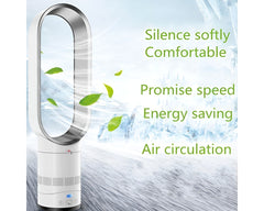 Tower Bladeless Fan 16inch silver