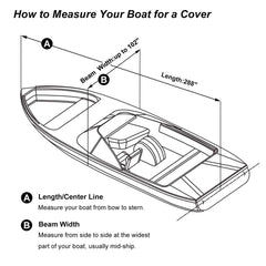 Boat Cover 20-22ft 600D Grey