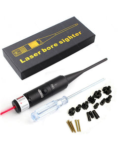 Red Laser Bore Sighter Kit For .177 to .50 Caliber Scope Handgun Rifle