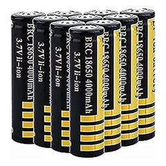 Eight 18650 batteries