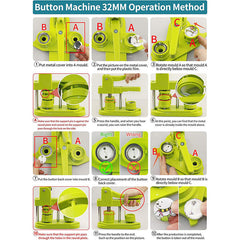 Button Maker Machine Badge Punch