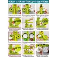 Badge Button Maker Machine