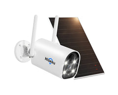 Hiseeu Spotlight Security Camera with Solar Panel - Security Camera