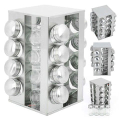 Rotating spice rack stand