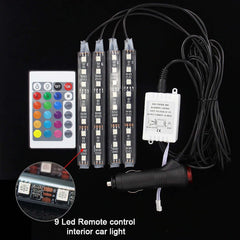 Car LED Lights RGB With Remote