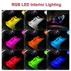 Car LED Lights RGB With Remote