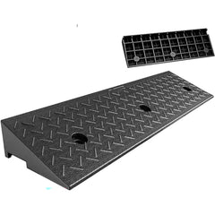 Rubber car ramp side view