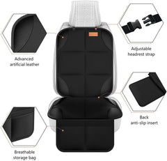 Car Seat Covers non-slip mesh pockets