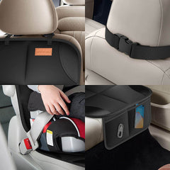 Car Seat Covers non-slip mesh pockets