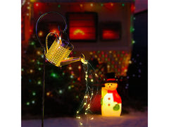 Solar Lights watering can Kettle Art Light