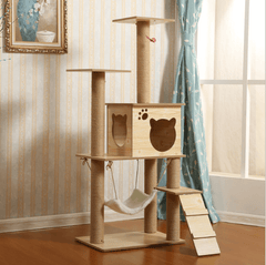 Cat Tree House Condo Furniture Cat Climbing Frame Cat Claw Board