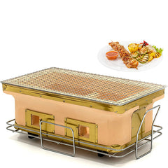 Japanese Ceramic Hibachi Charcoal Table Grill