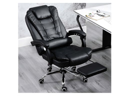Ergonomic Gaming Office Chair – Adjustable PU Leather Computer Chair, Black