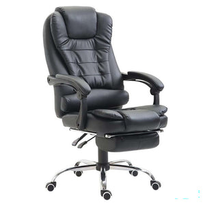 Ergonomic Gaming Office Chair – Adjustable PU Leather Computer Chair, Black