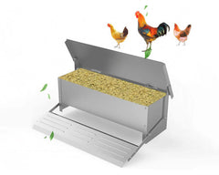 aluminium poultry feeder