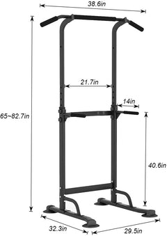 Power Tower Pull-Up & Chin-Up Station – Adjustable Workout Equipment