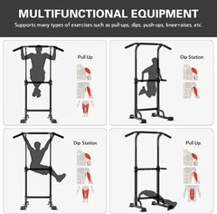 Power Tower Pull-Up & Chin-Up Station – Adjustable Workout Equipment