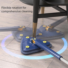 Triangle Cleaning Mop 1.3m Extendable Rotatable