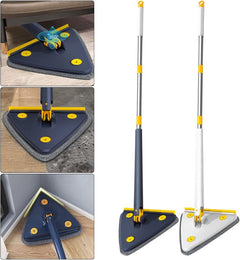 Triangle Cleaning Mop 1.3m Extendable Rotatable