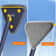 Triangle Cleaning Mop 1.3m Extendable Rotatable