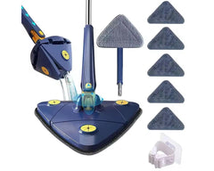 Triangle Cleaning Mop 1.3m Extendable Rotatable