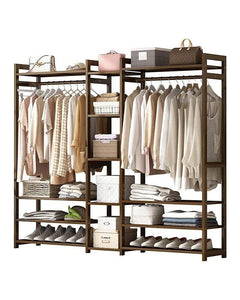 Bamboo Wardrobe Clothes Rack