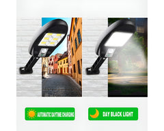 72 LED COB Solar Powered PIR Motion Sensor Security Wall Lights