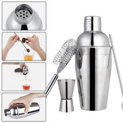 Cocktail Shaker 750Ml Set Bar Drink Mixer Kit Stainless Steel