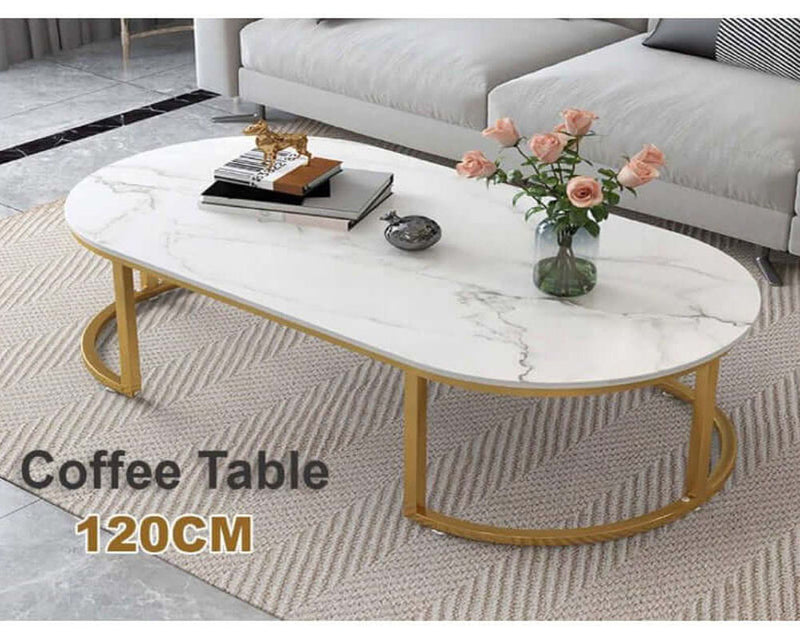 Coffee Table Marble texture Top