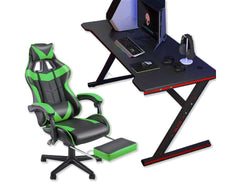 Gaming Chair Racing Chair + Desk