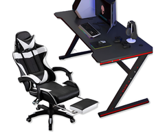Gaming Chair with Desk – Gaming Chair Combo with Gaming Desk Table