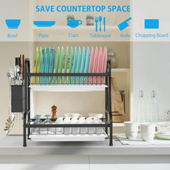 Dish Rack Dish Drying Rack 2 Tier