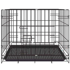 Collapsible pet cage crate