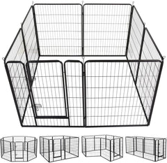 8 Panel Pet Playpen 100cm