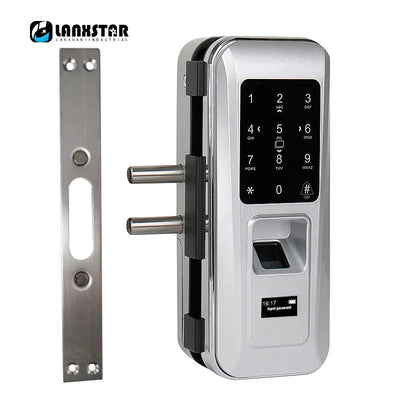 Glass Door Lock – Keyless Electric Fingerprint Intelligent Lock