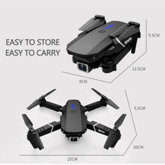 Drone with Camera – 4K HD Foldable Mini Quadcopter WiFi FPV RC Helicopter Black