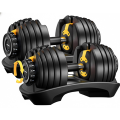 Adjustable Dumbbells 24Kg Pair - Adjustable Dumbbells