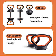 6-in-1 Adjustable Dumbbells Barbell Set (40Kg)