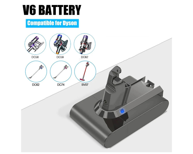 Dyson V6 Battery 2500mAh Replacement