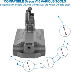 Dyson V10 Battery 4000mAh Replacement