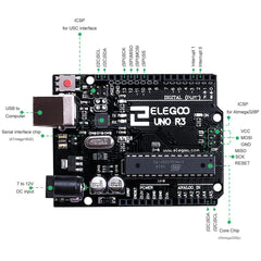 UNO Project Super Starter Kit with Tutorial and UNO R3 Compatible Arduino IDE