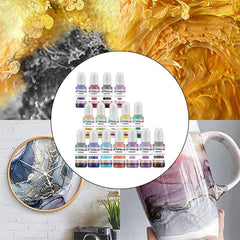 16pcs Epoxy Resin Pigment Set