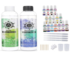 Crystal clear epoxy resin