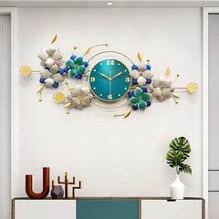 Wall Clocks for Living Room Creative Flower Modern, Elegan