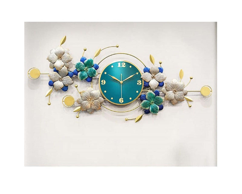 Wall Clocks for Living Room Creative Flower Modern, Elegan