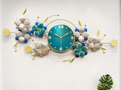 Wall Clocks for Living Room Creative Flower Modern, Elegan