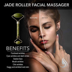 Face Massager Jade Roller Face Roller 100% Natural Jade Stone