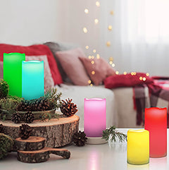 Flameless Candles Battery Operated With Remote