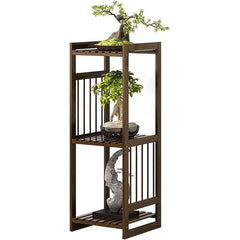 bamboo plant stand rack
