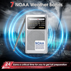 Portable Stereo AM FM Radio